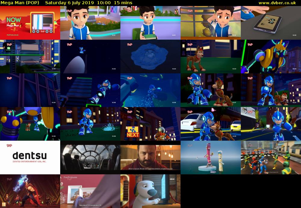 Mega Man (POP) Saturday 6 July 2019 10:00 - 10:15