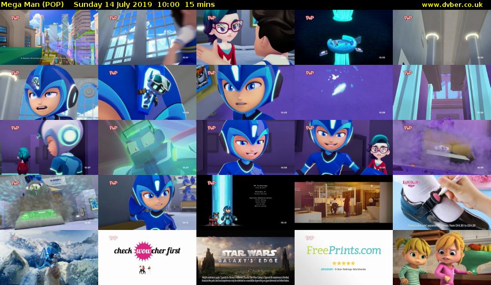 Mega Man (POP) Sunday 14 July 2019 10:00 - 10:15
