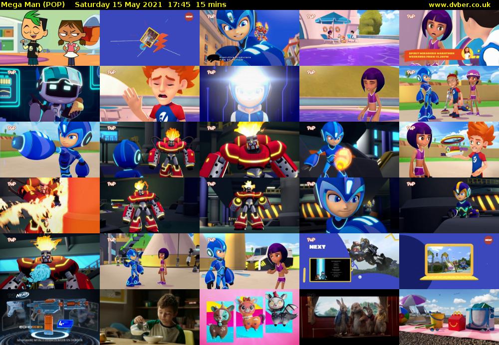 Mega Man (POP) Saturday 15 May 2021 17:45 - 18:00