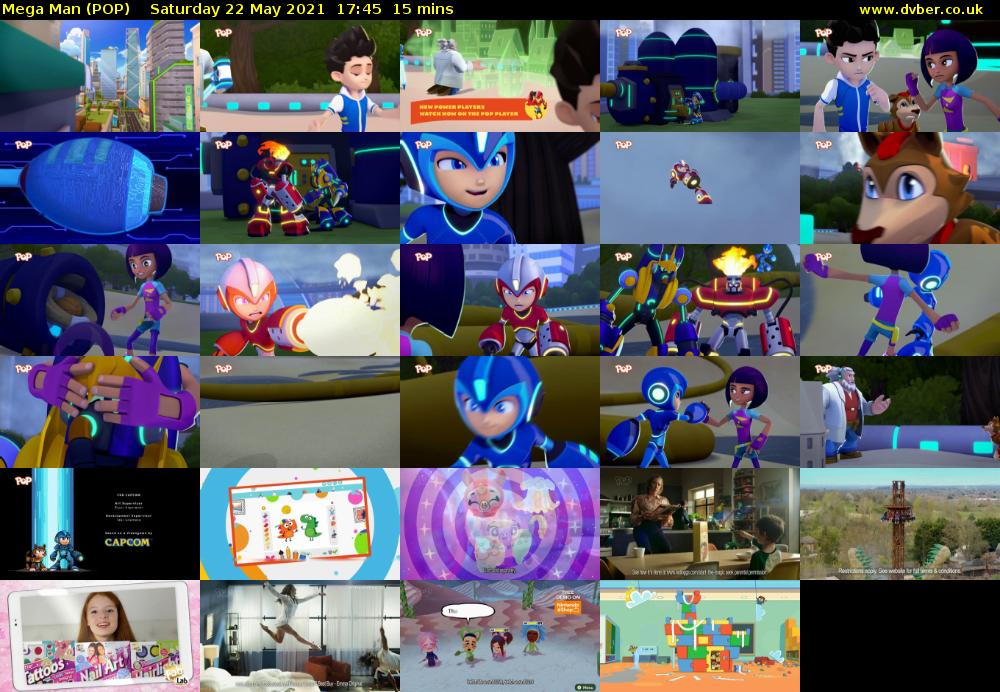 Mega Man (POP) Saturday 22 May 2021 17:45 - 18:00