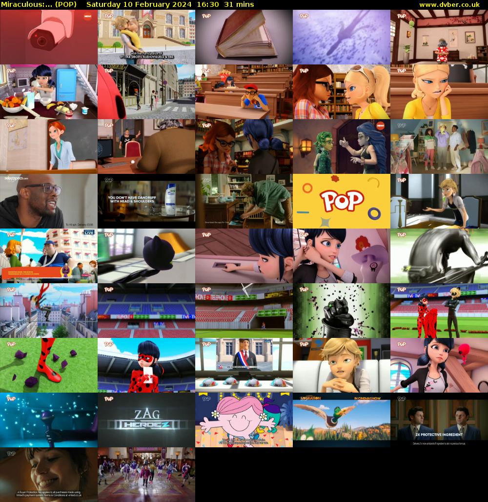 Miraculous:... (POP) Saturday 10 February 2024 16:30 - 17:01