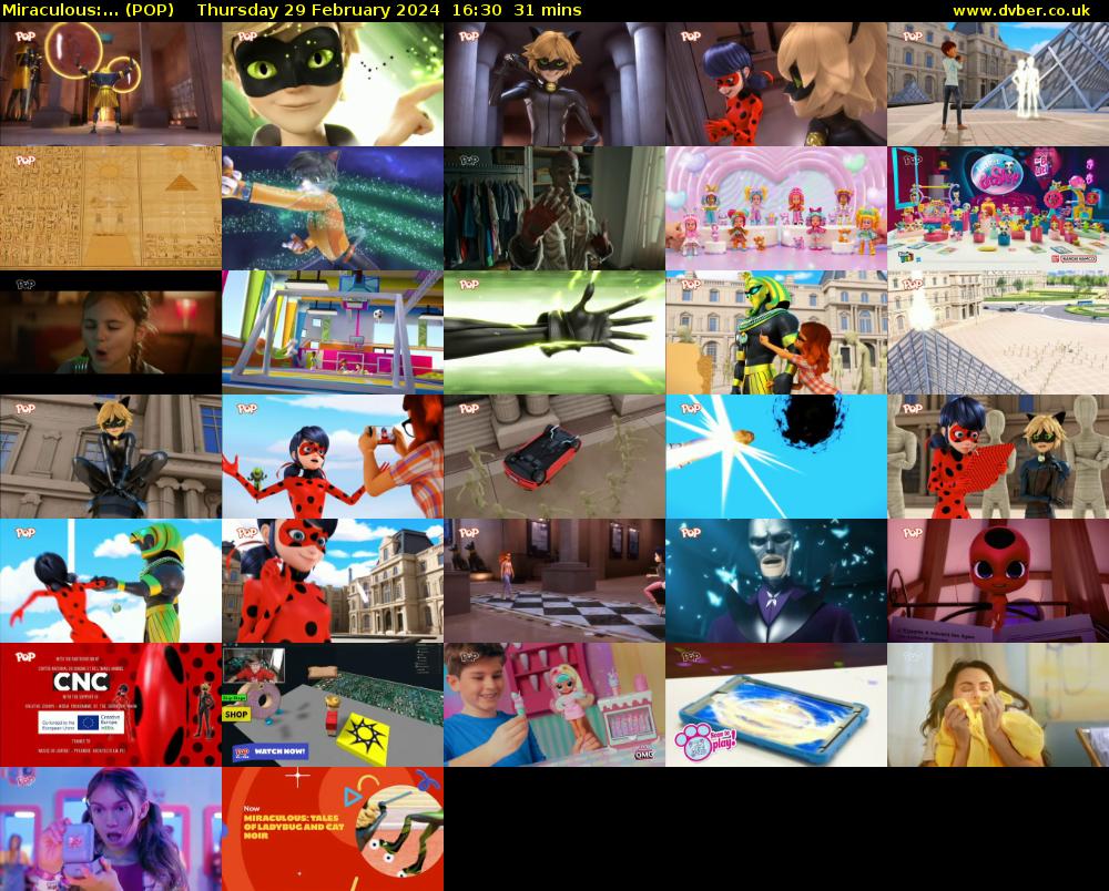 Miraculous:... (POP) Thursday 29 February 2024 16:30 - 17:01