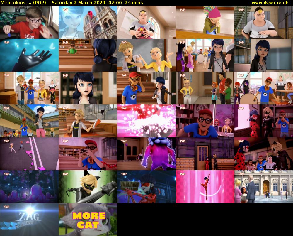 Miraculous:... (POP) Saturday 2 March 2024 02:00 - 02:24