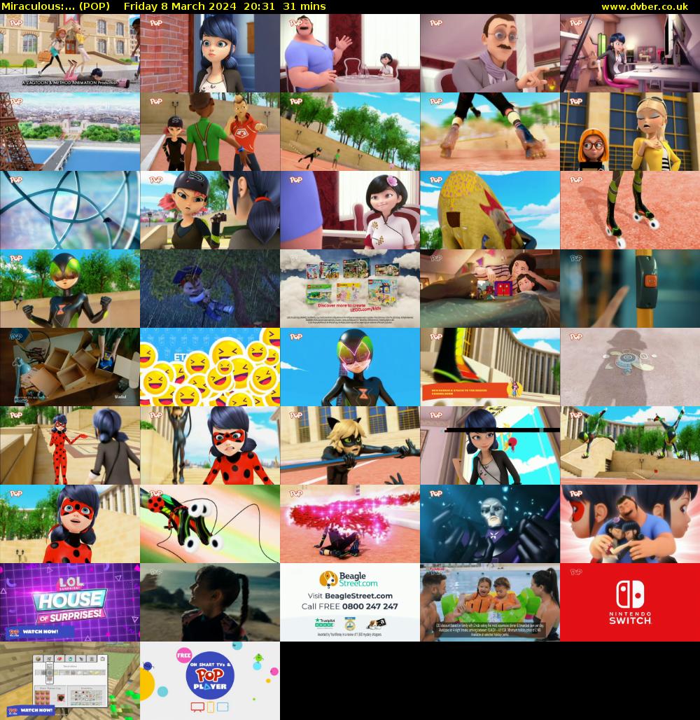 Miraculous:... (POP) Friday 8 March 2024 20:31 - 21:02