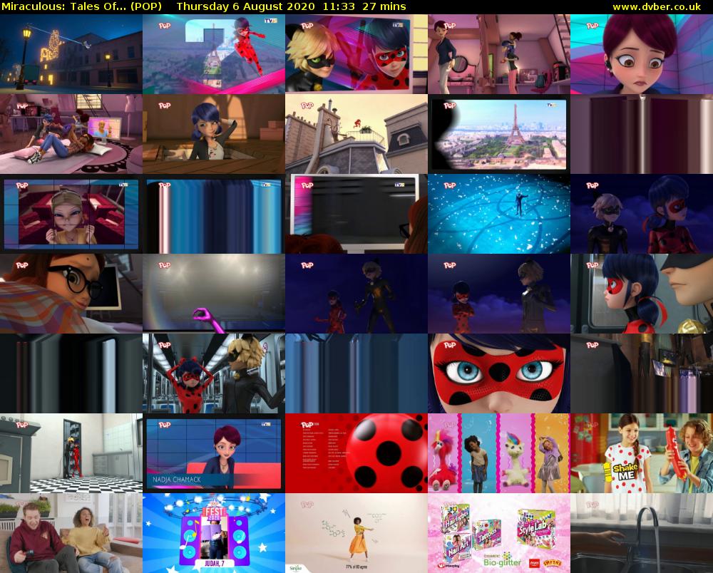 Miraculous: Tales Of... (POP) Thursday 6 August 2020 11:33 - 12:00