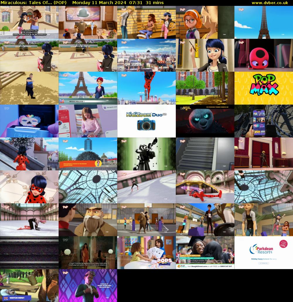Miraculous: Tales Of... (POP) Monday 11 March 2024 07:31 - 08:02