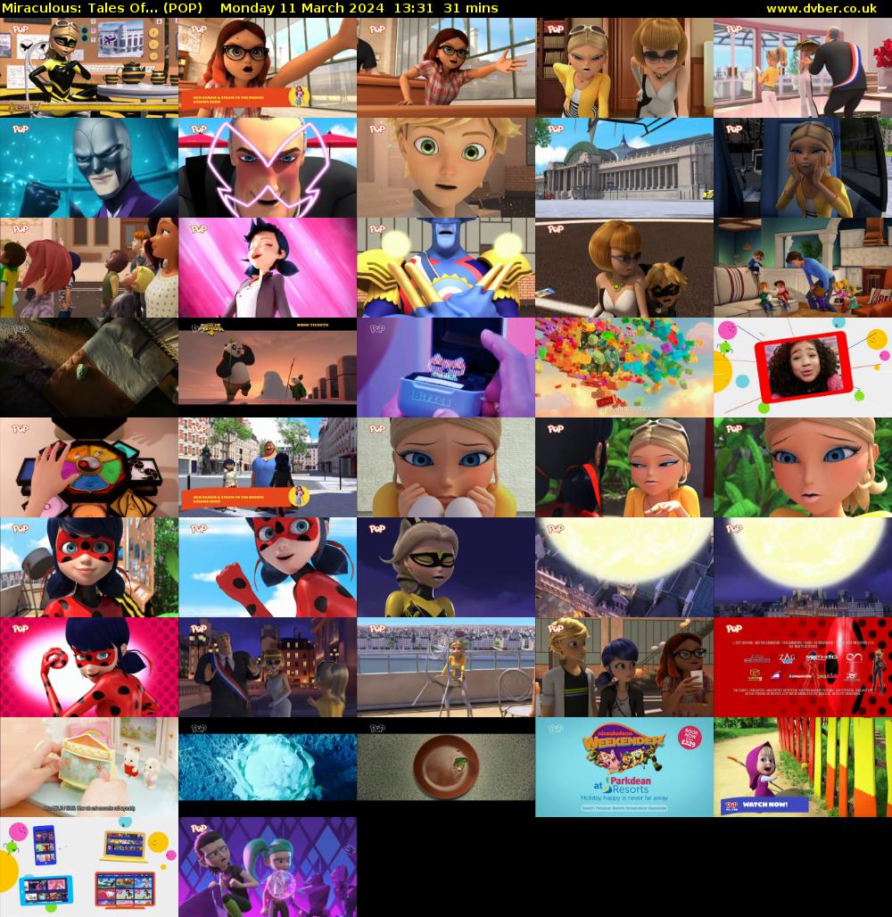 Miraculous: Tales Of... (POP) Monday 11 March 2024 13:31 - 14:02