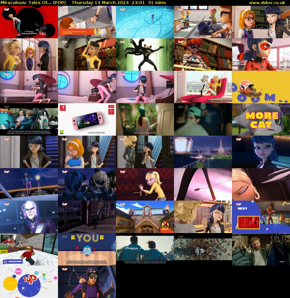Miraculous: Tales Of... (POP) Thursday 14 March 2024 23:01 - 23:32