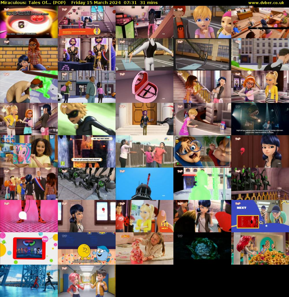 Miraculous: Tales Of... (POP) Friday 15 March 2024 07:31 - 08:02