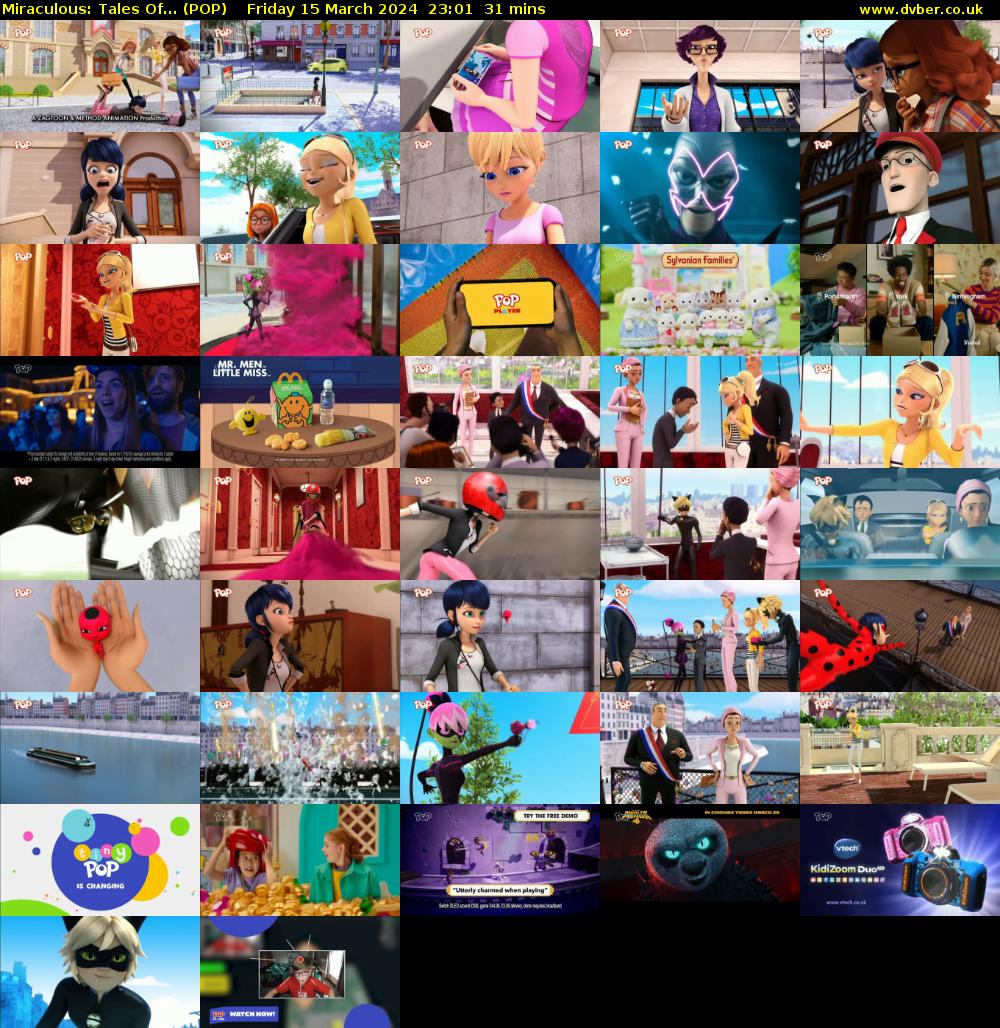 Miraculous: Tales Of... (POP) Friday 15 March 2024 23:01 - 23:32