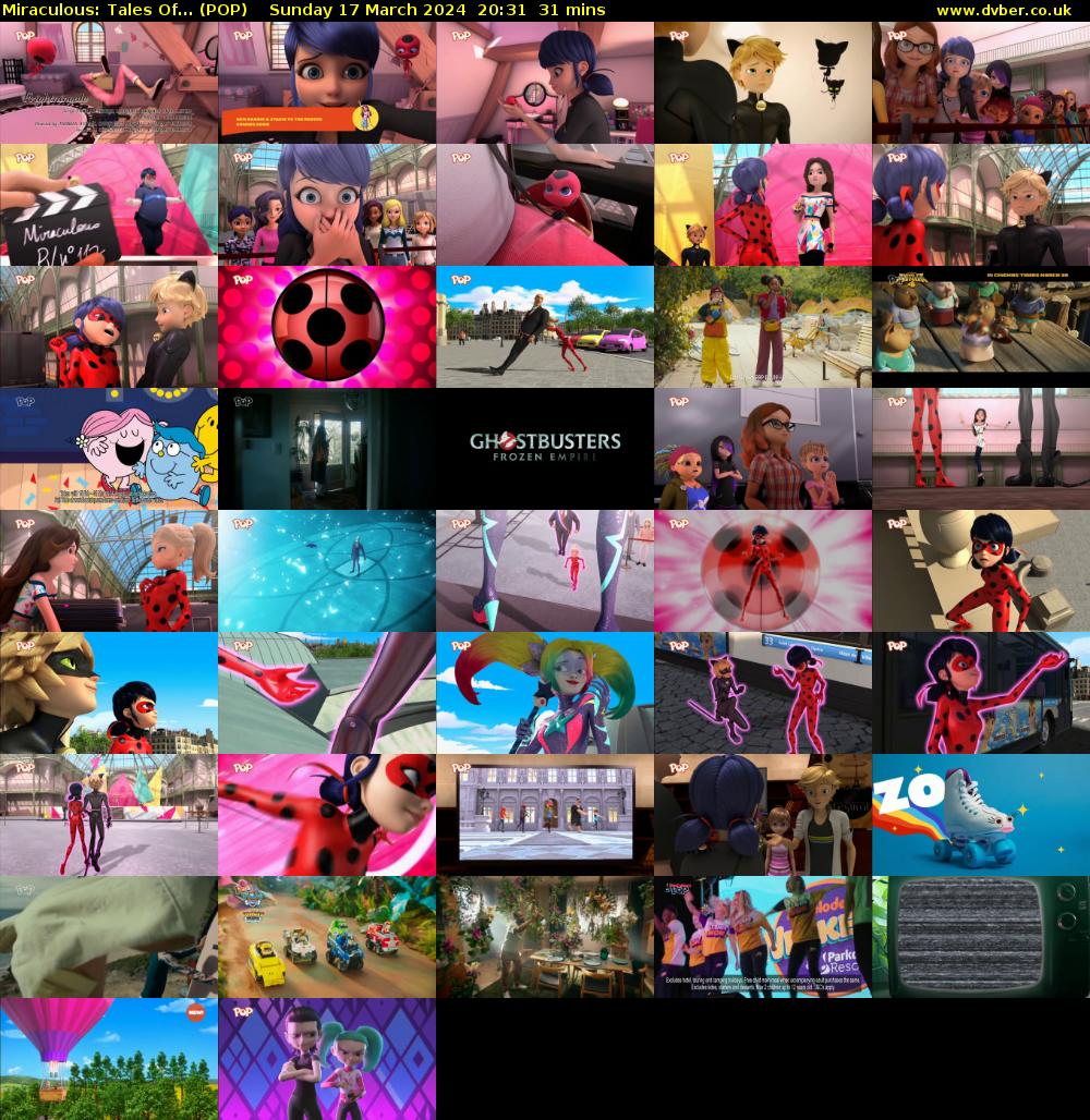 Miraculous: Tales Of... (POP) Sunday 17 March 2024 20:31 - 21:02