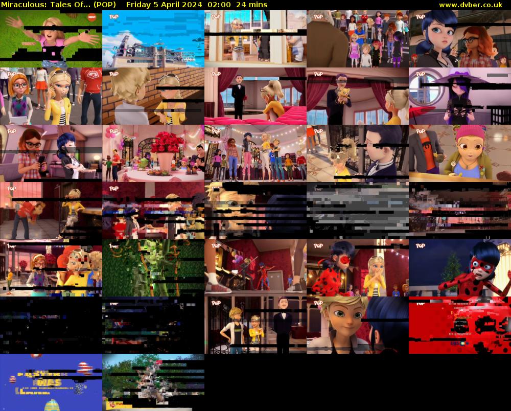 Miraculous: Tales Of... (POP) Friday 5 April 2024 02:00 - 02:24