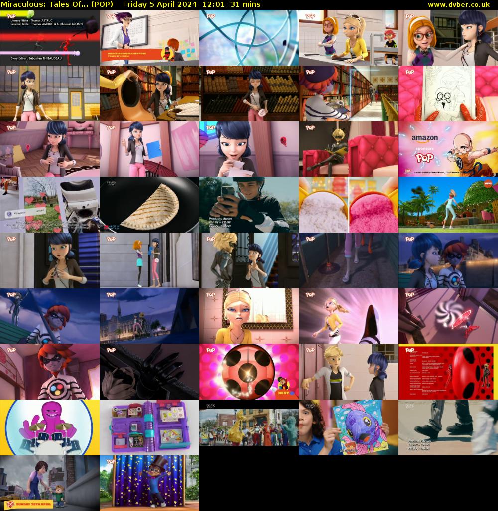 Miraculous: Tales Of... (POP) Friday 5 April 2024 12:01 - 12:32
