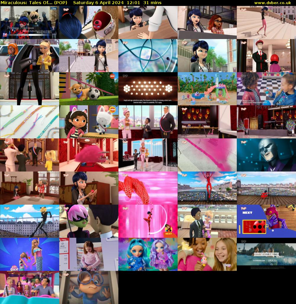 Miraculous: Tales Of... (POP) Saturday 6 April 2024 12:01 - 12:32