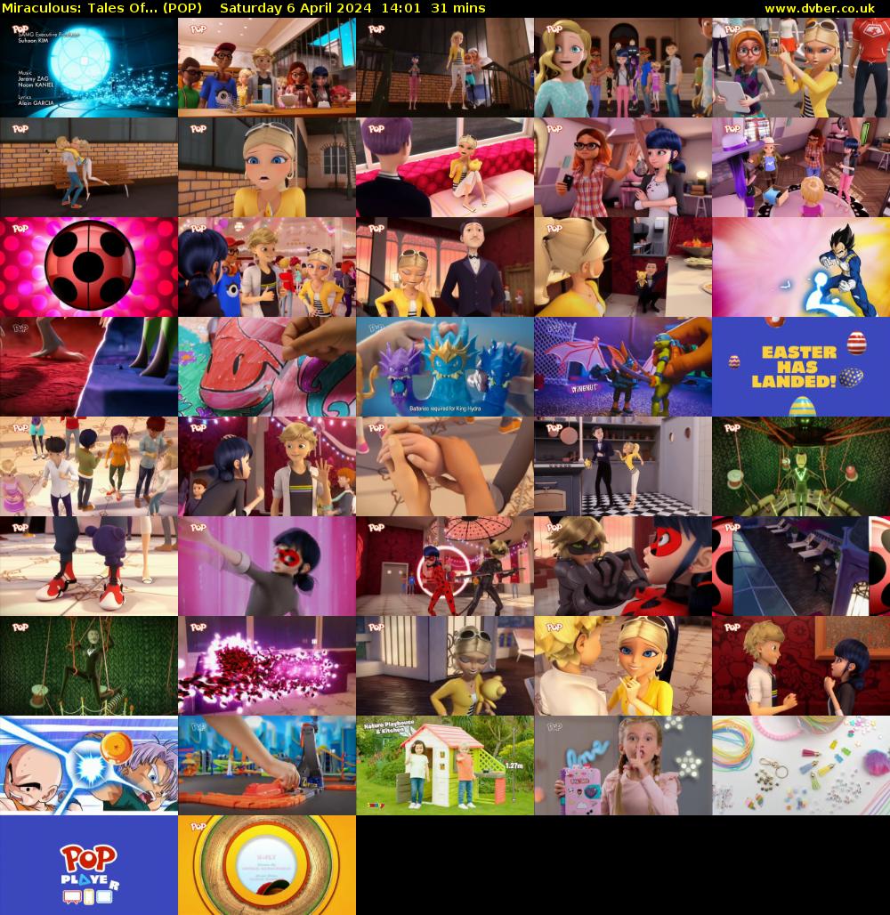 Miraculous: Tales Of... (POP) Saturday 6 April 2024 14:01 - 14:32