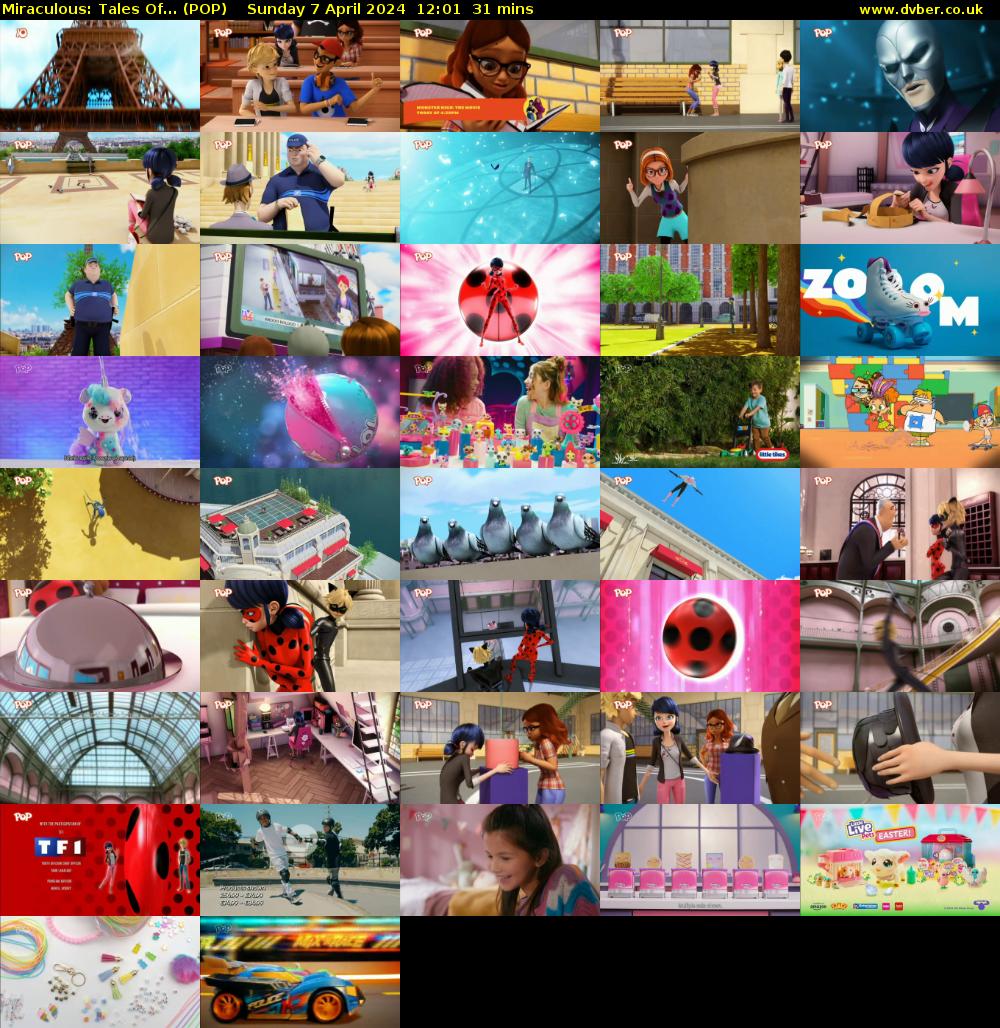Miraculous: Tales Of... (POP) Sunday 7 April 2024 12:01 - 12:32