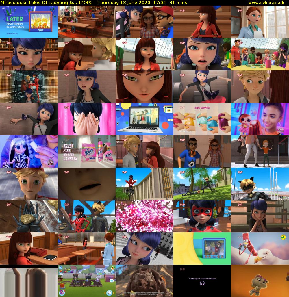 Miraculous: Tales Of Ladybug &... (POP) Thursday 18 June 2020 17:31 - 18:02