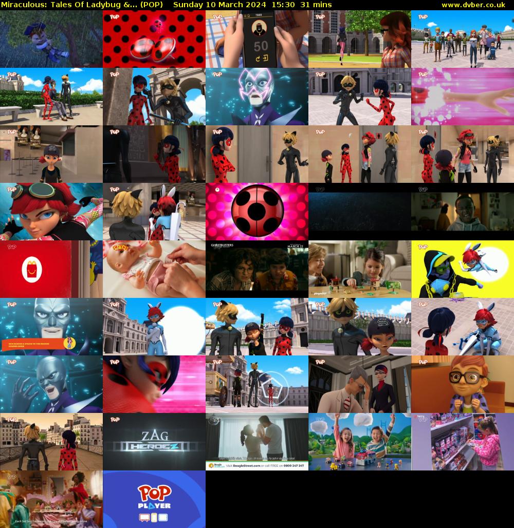 Miraculous: Tales Of Ladybug &... (POP) Sunday 10 March 2024 15:30 - 16:01