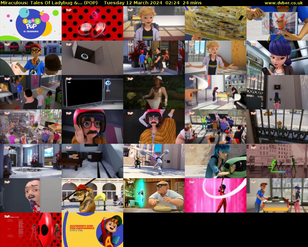 Miraculous: Tales Of Ladybug &... (POP) Tuesday 12 March 2024 02:24 - 02:48