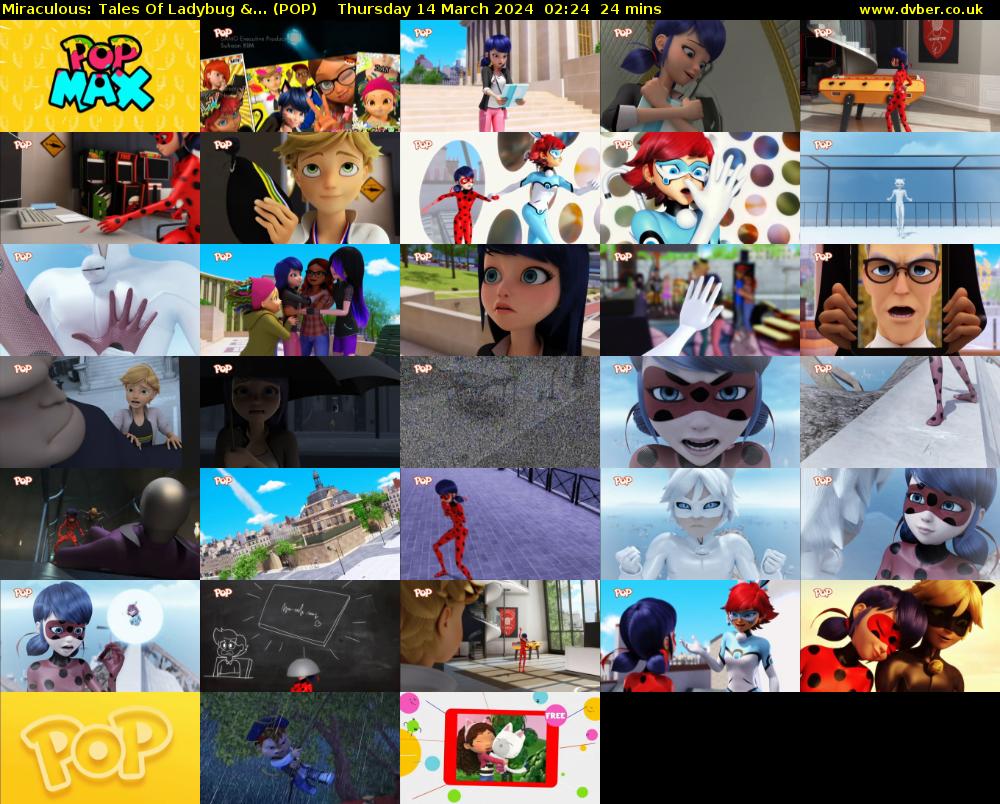 Miraculous: Tales Of Ladybug &... (POP) Thursday 14 March 2024 02:24 - 02:48