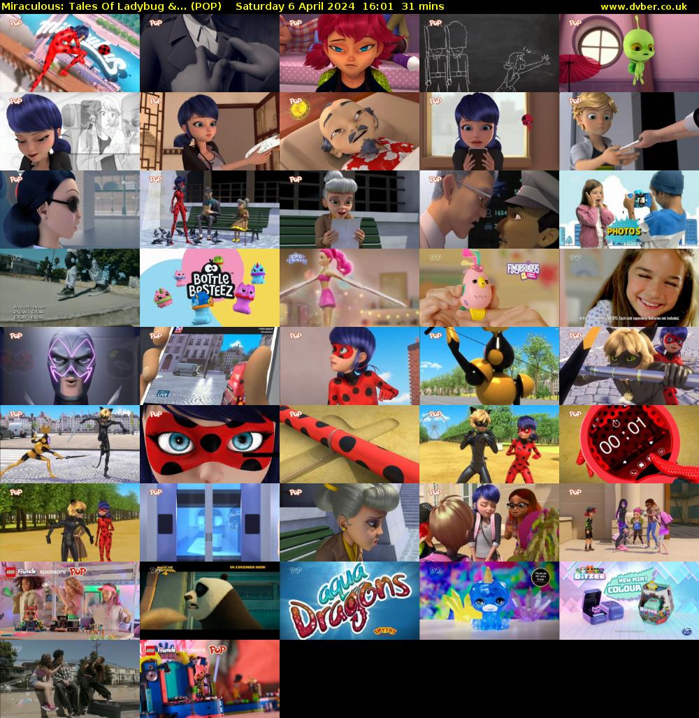 Miraculous: Tales Of Ladybug &... (POP) Saturday 6 April 2024 16:01 - 16:32