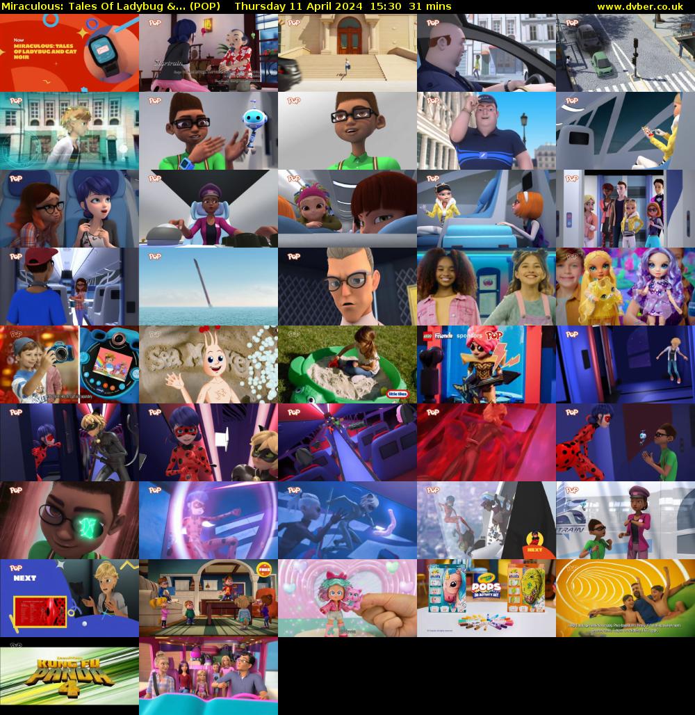 Miraculous: Tales Of Ladybug &... (POP) Thursday 11 April 2024 15:30 - 16:01