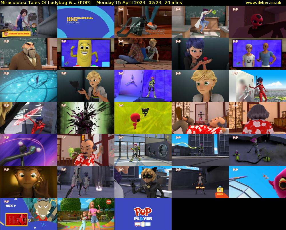 Miraculous: Tales Of Ladybug &... (POP) Monday 15 April 2024 02:24 - 02:48