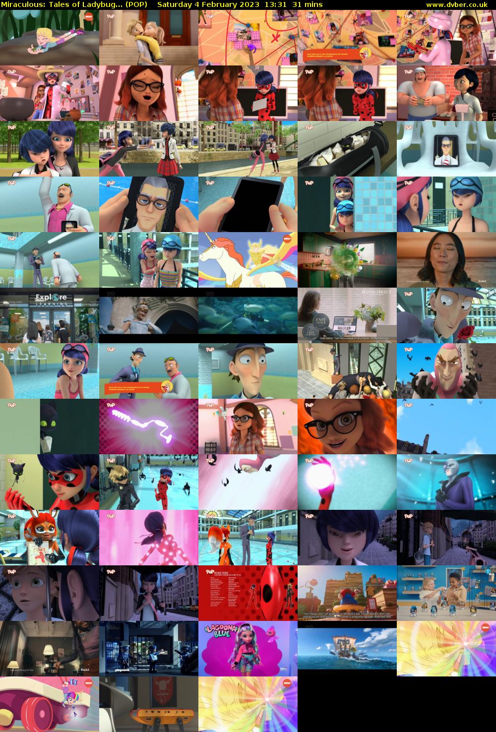 Miraculous: Tales of Ladybug... (POP) Saturday 4 February 2023 13:31 - 14:02