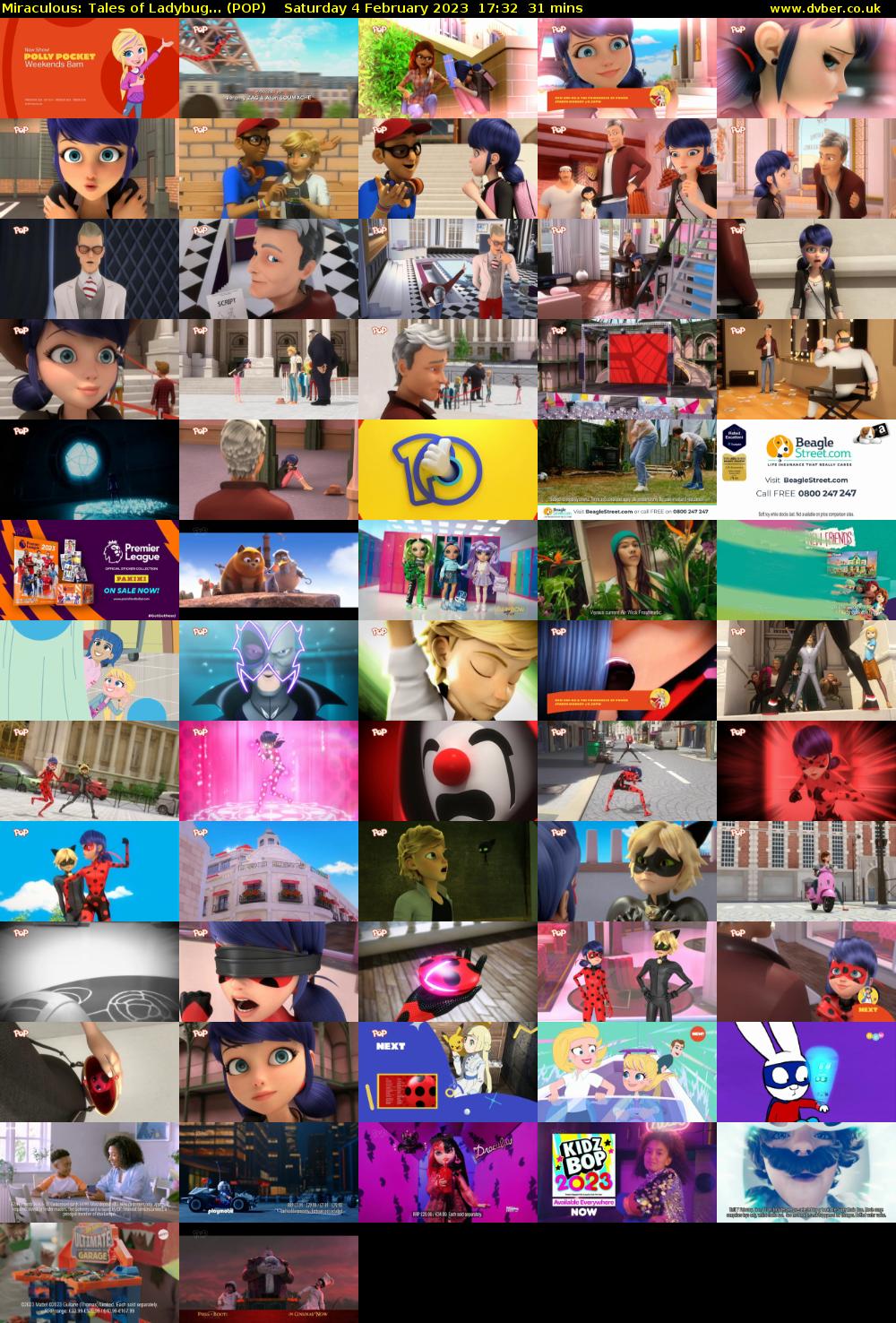 Miraculous: Tales of Ladybug... (POP) Saturday 4 February 2023 17:32 - 18:03