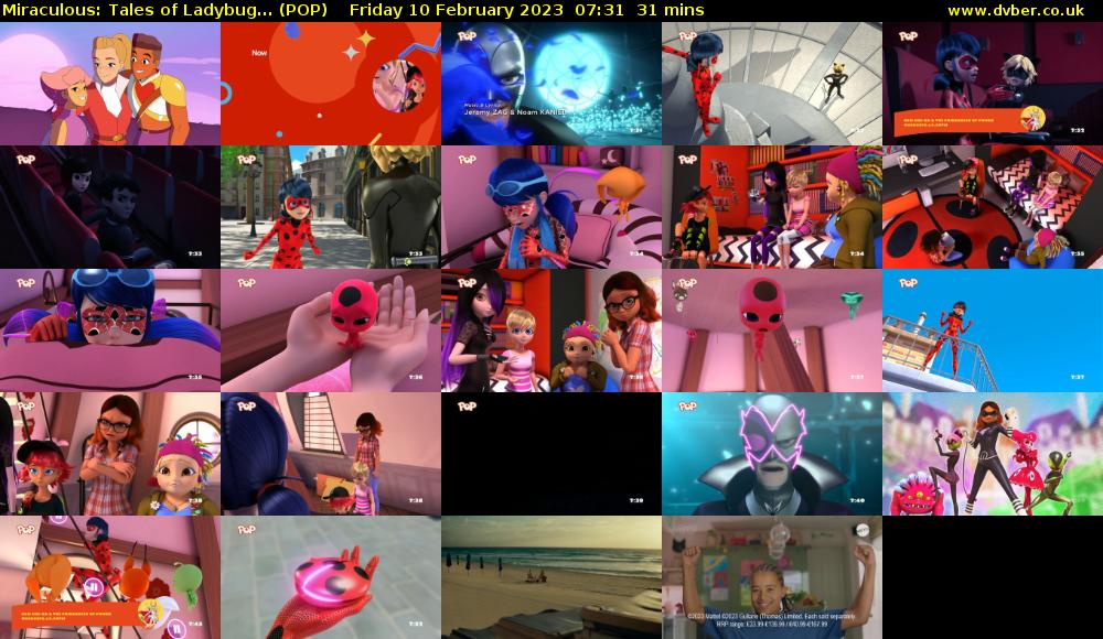 Miraculous: Tales of Ladybug... (POP) Friday 10 February 2023 07:31 - 08:02