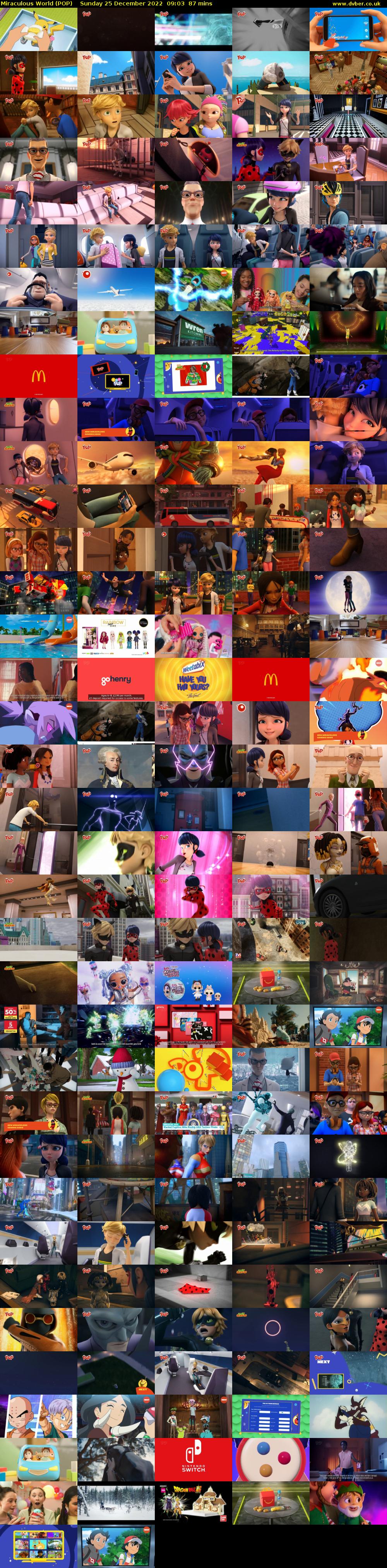 Miraculous World (POP) Sunday 25 December 2022 09:03 - 10:30