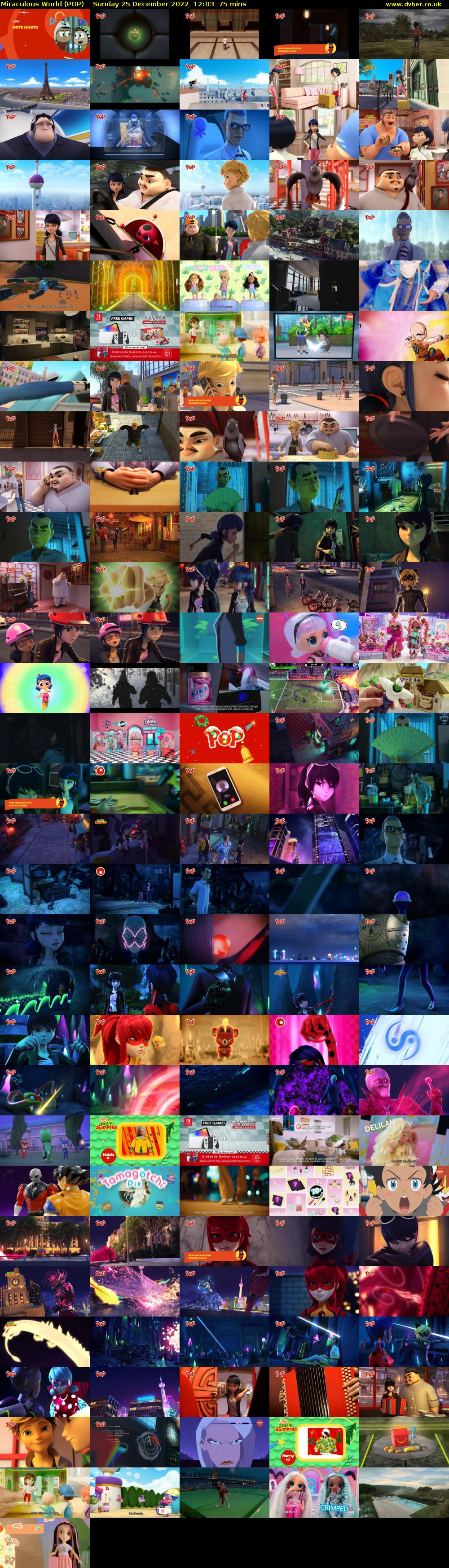 Miraculous World (POP) Sunday 25 December 2022 12:03 - 13:18