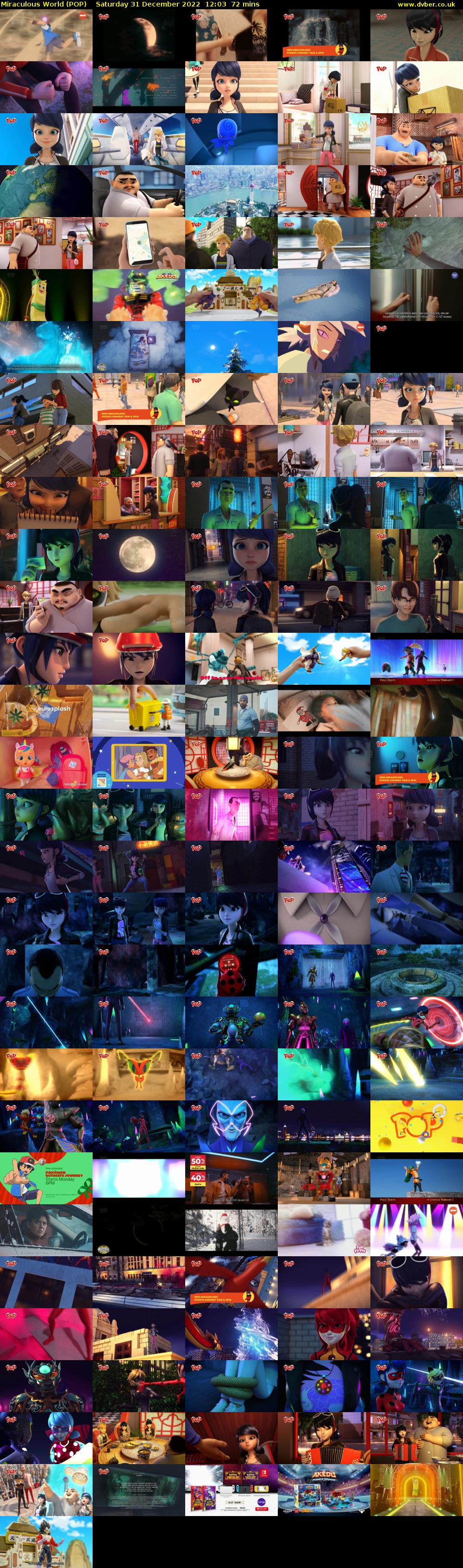 Miraculous World (POP) Saturday 31 December 2022 12:03 - 13:15