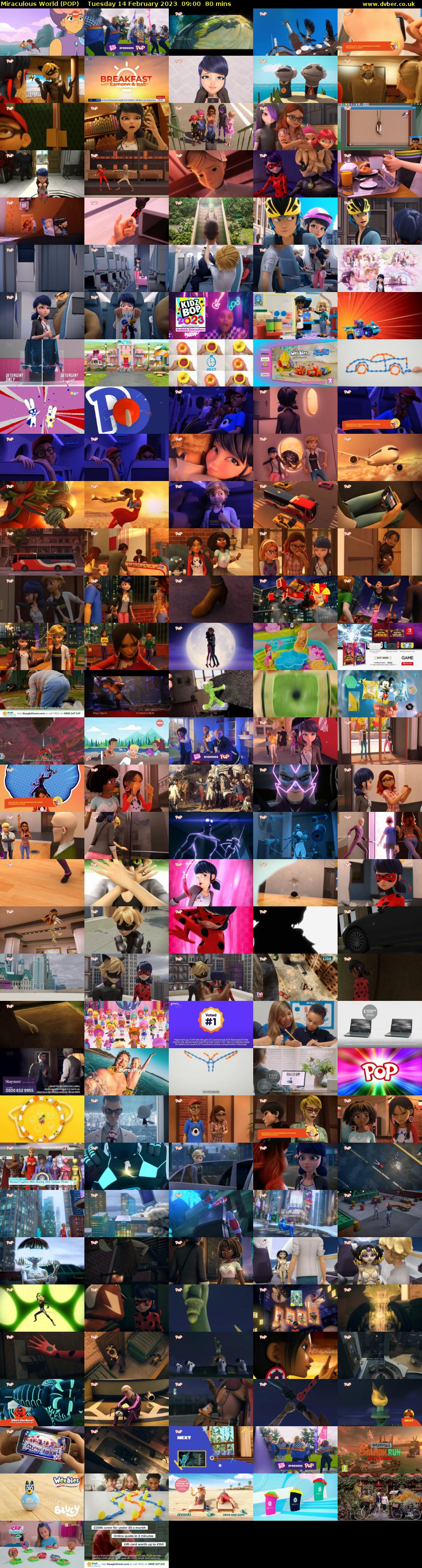 Miraculous World (POP) Tuesday 14 February 2023 09:00 - 10:20