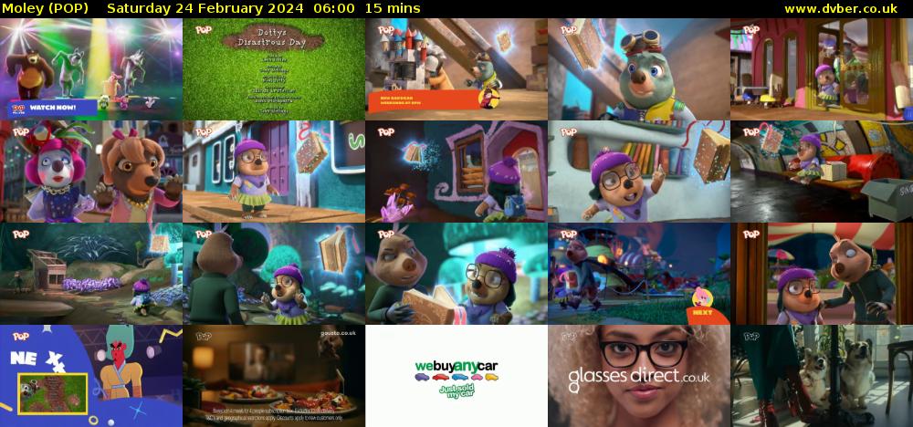 Moley (POP) Saturday 24 February 2024 06:00 - 06:15