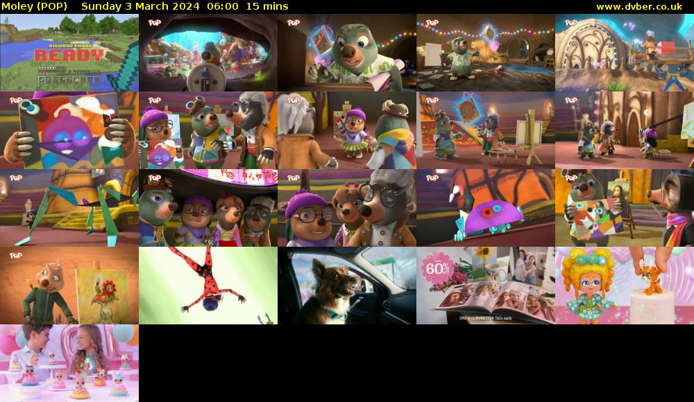 Moley (POP) Sunday 3 March 2024 06:00 - 06:15