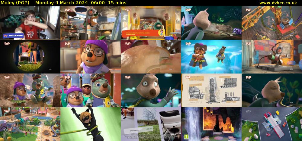 Moley (POP) Monday 4 March 2024 06:00 - 06:15