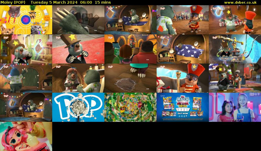 Moley (POP) Tuesday 5 March 2024 06:00 - 06:15