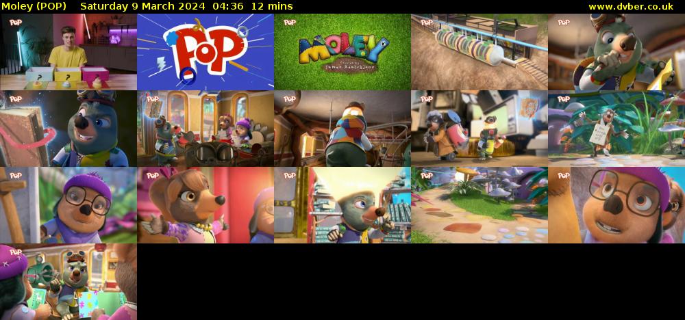 Moley (POP) Saturday 9 March 2024 04:36 - 04:48