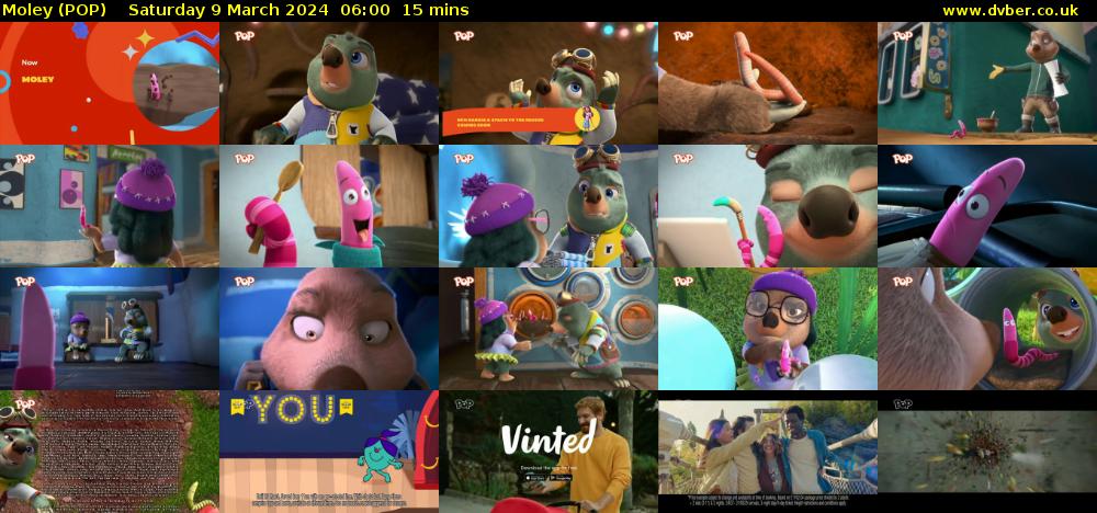 Moley (POP) Saturday 9 March 2024 06:00 - 06:15