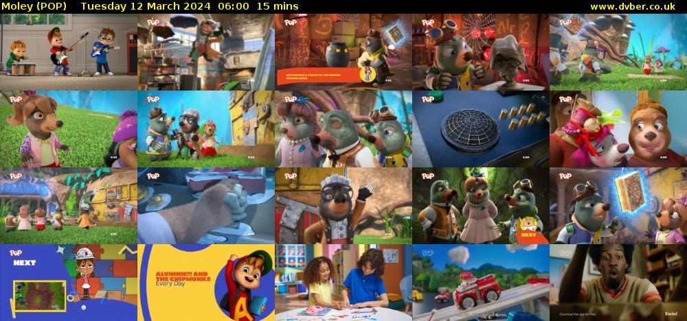 Moley (POP) Tuesday 12 March 2024 06:00 - 06:15