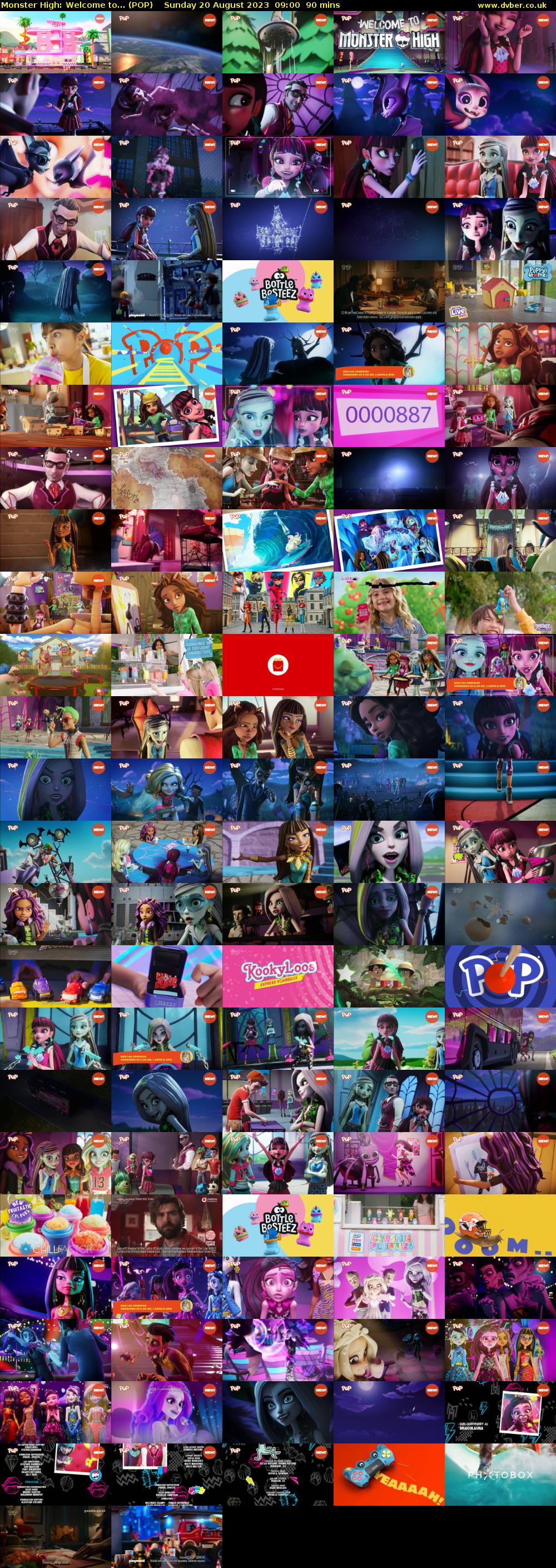 Monster High: Welcome to... (POP) Sunday 20 August 2023 09:00 - 10:30