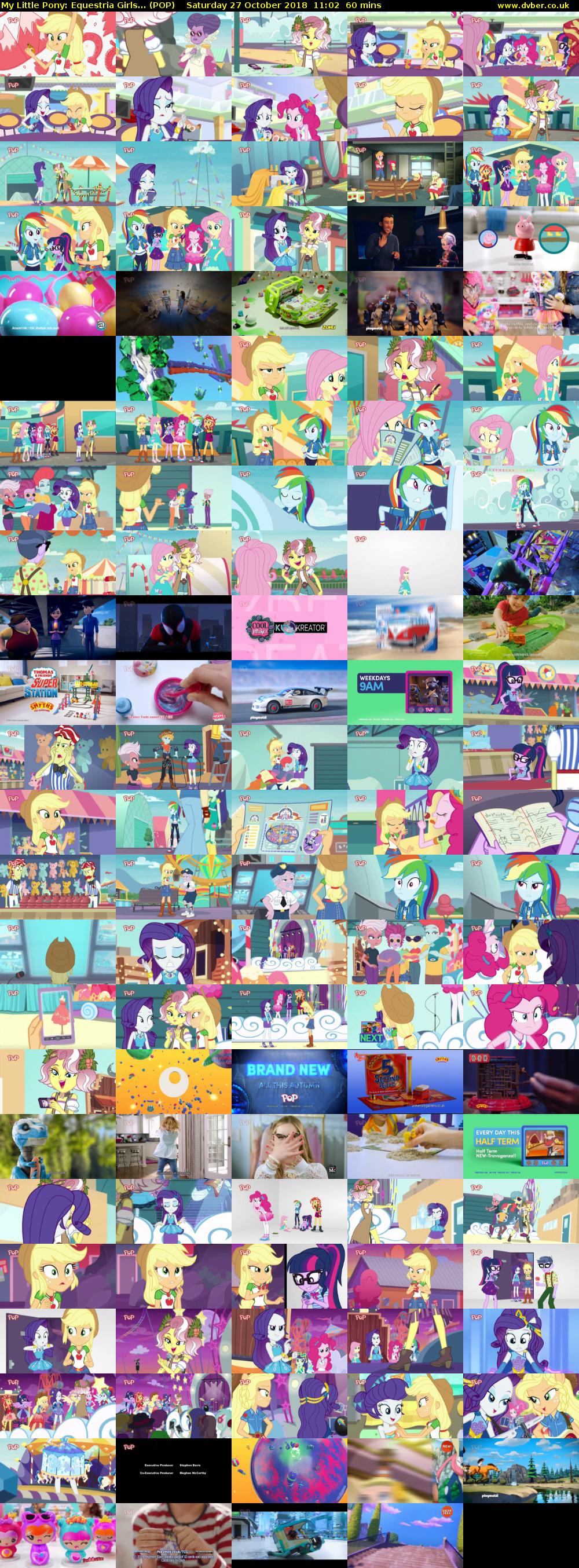 My Little Pony: Equestria Girls... (POP) Saturday 27 October 2018 11:02 - 12:02