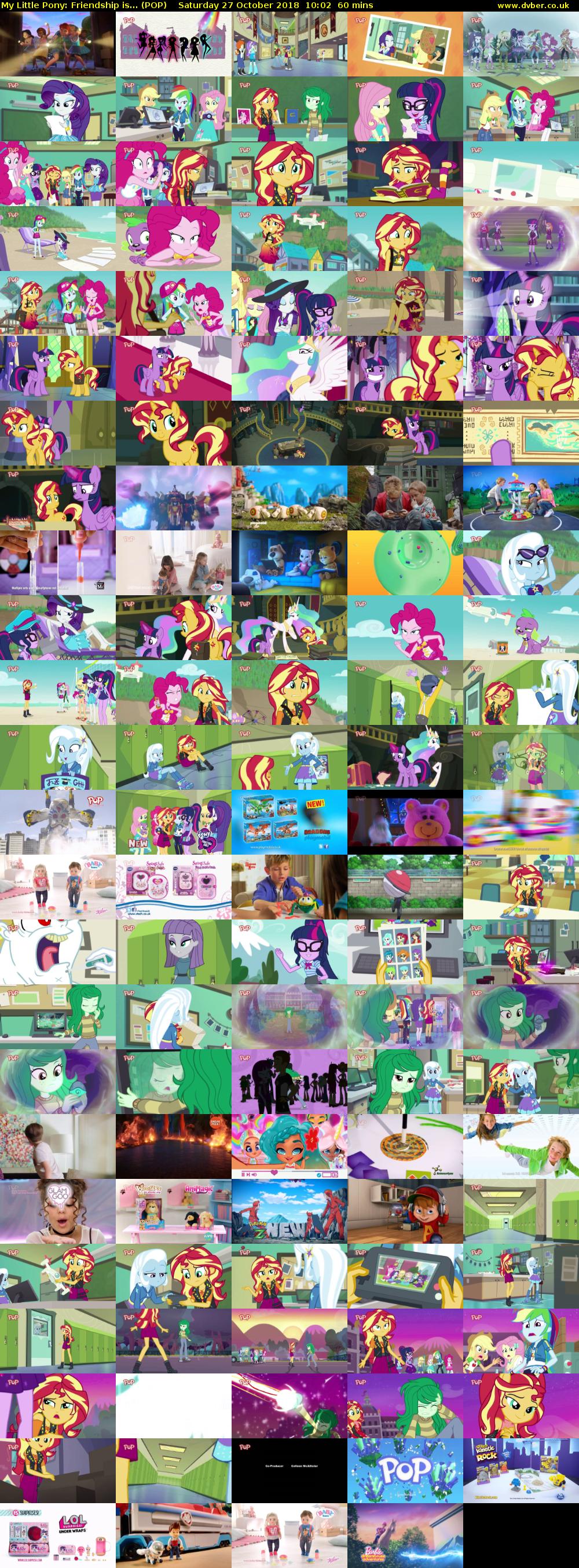 My Little Pony: Friendship is... (POP) Saturday 27 October 2018 10:02 - 11:02