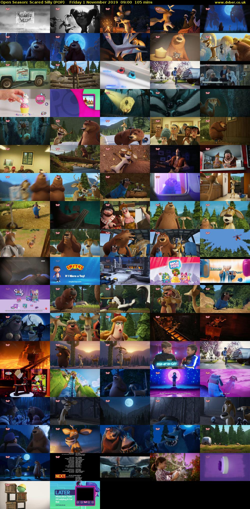Open Season: Scared Silly (POP) Friday 1 November 2019 09:00 - 10:45
