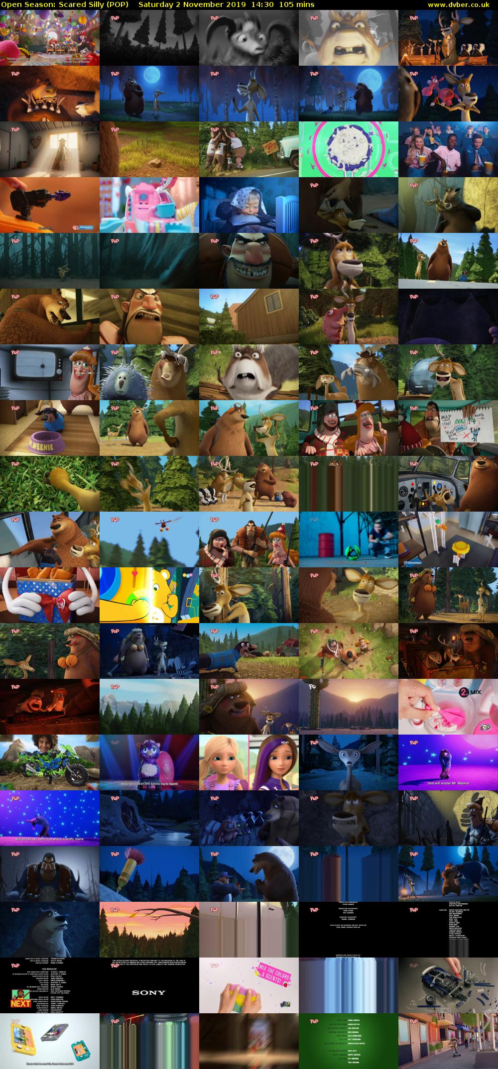 Open Season: Scared Silly (POP) Saturday 2 November 2019 14:30 - 16:15