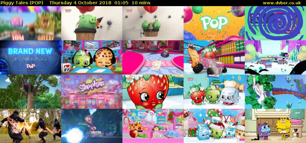 Piggy Tales (POP) Thursday 4 October 2018 01:05 - 01:15
