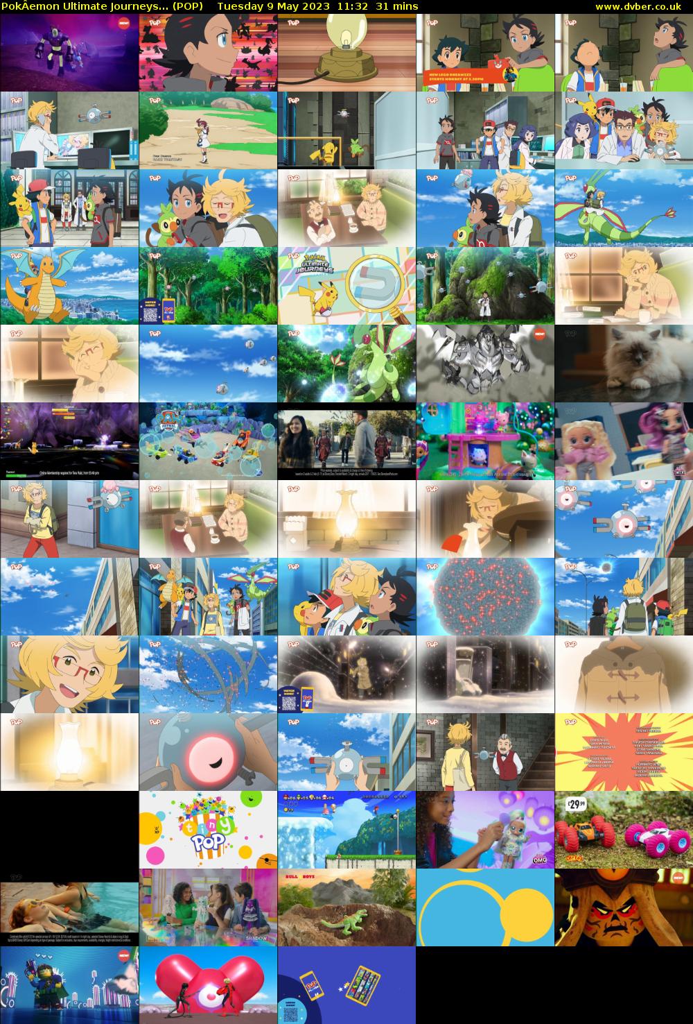 PokÂemon Ultimate Journeys... (POP) Tuesday 9 May 2023 11:32 - 12:03