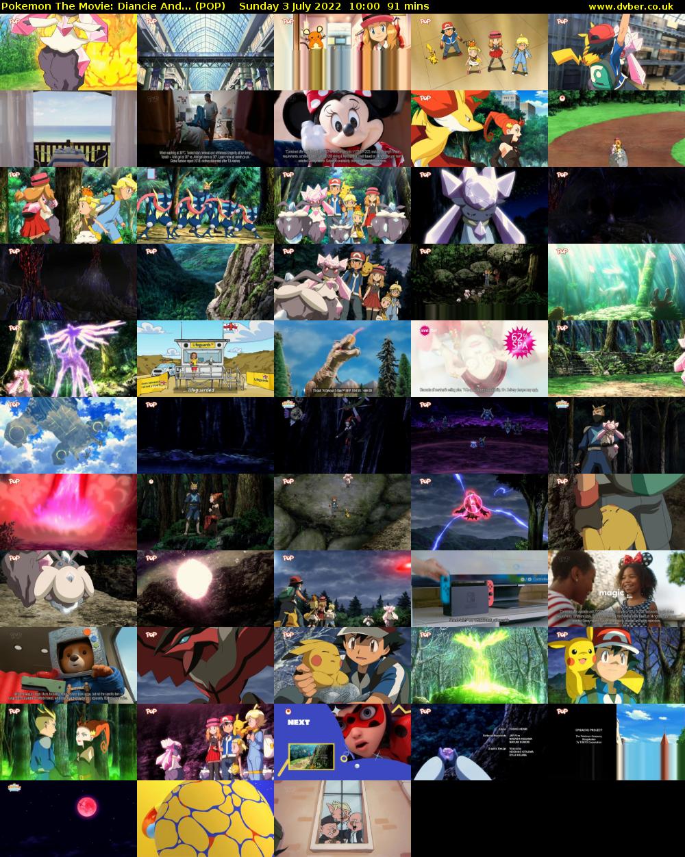 Pokemon the Movie: Diancie and... (POP) Sunday 3 July 2022 10:00 - 11:31