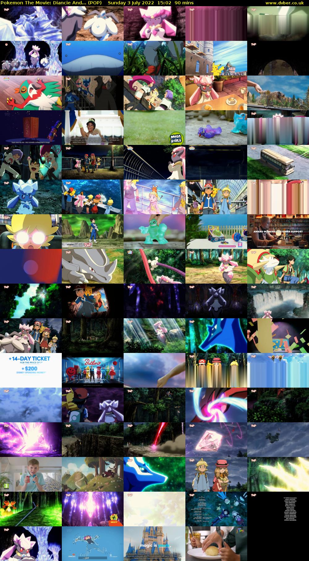 Pokemon the Movie: Diancie and... (POP) Sunday 3 July 2022 15:02 - 16:32